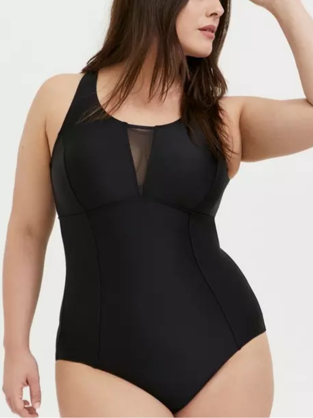 Torrid Active Wireless Racerback One Piece Swimsuit Size 1